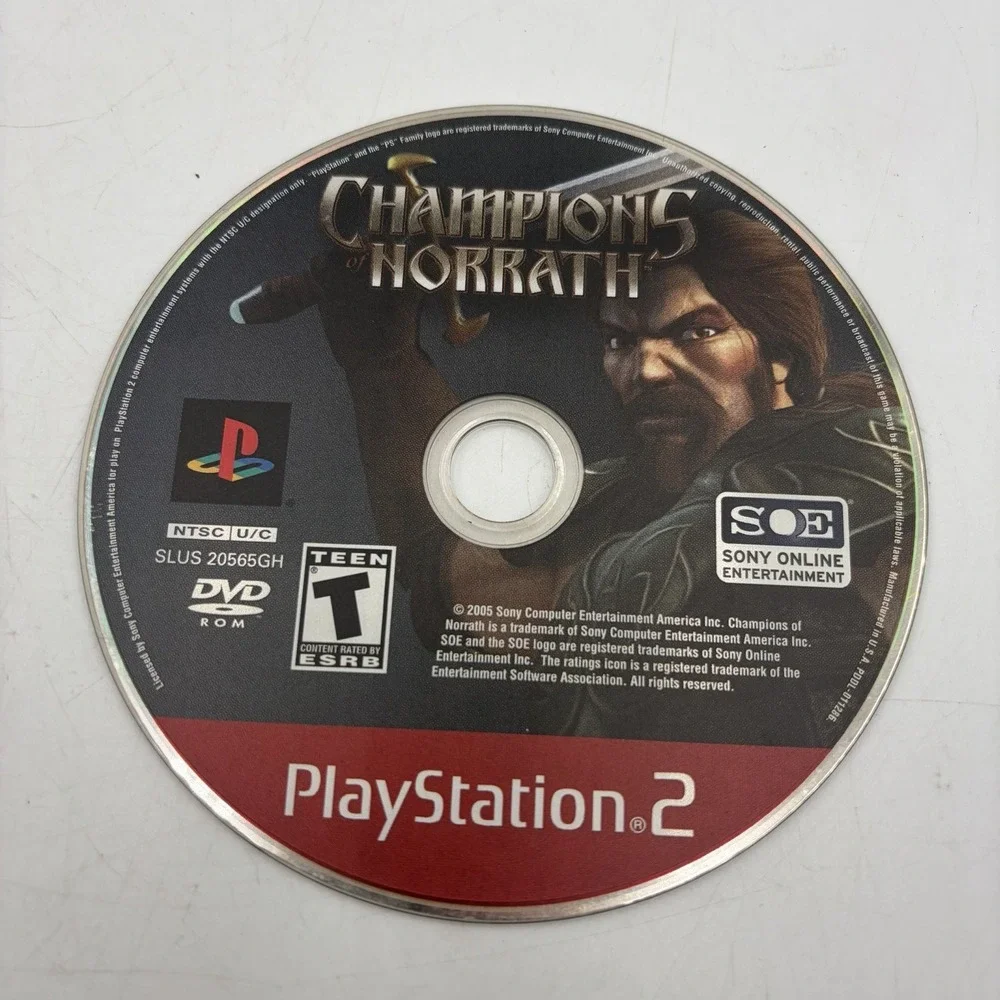 Champions of Norrath - Disc Only Greatest Hits - Sony Playstation 2 PS2 - Tested